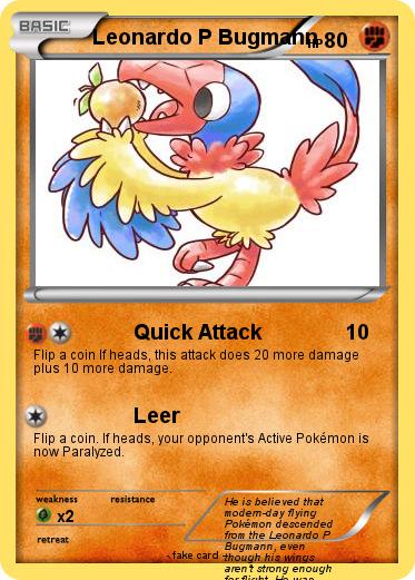 Pokemon Leonardo P Bugmann