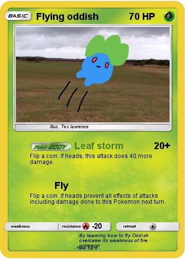 Pokemon Flying oddish