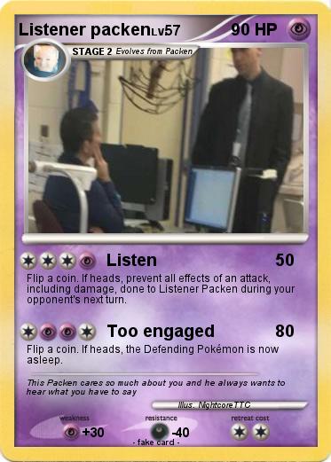 Pokemon Listener packen