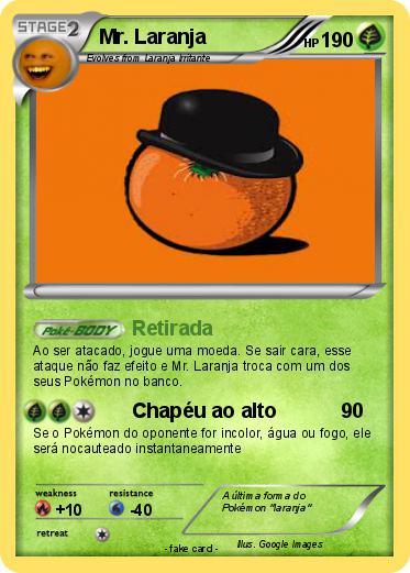 Pokemon Mr. Laranja