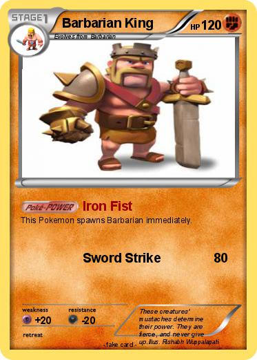 Pokemon Barbarian King