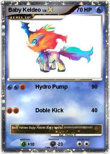Pokemon Baby Keldeo