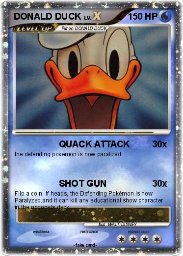 Pokemon DONALD DUCK