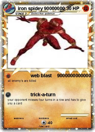 Pokemon iron spidey 90000000
