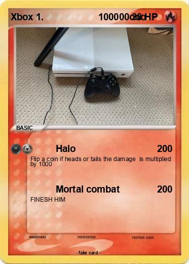 Pokemon Xbox 1.                     100000ooo
