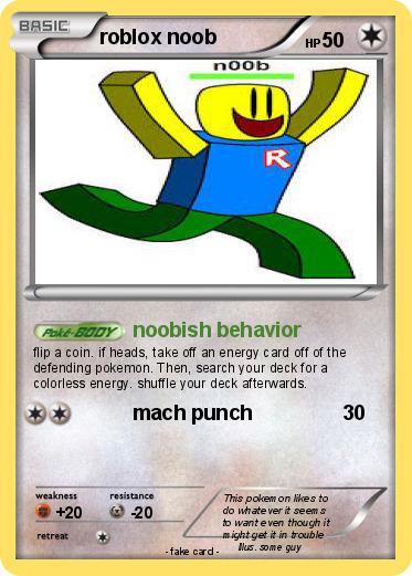 Pokemon roblox noob