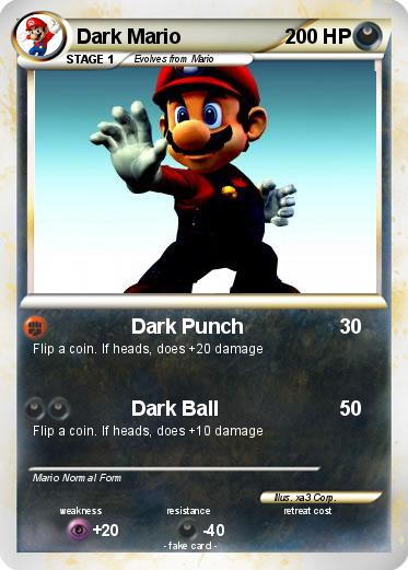 Pokemon Dark Mario