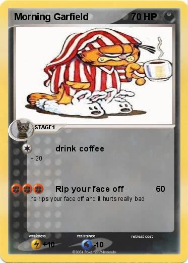 Pokemon Morning Garfield