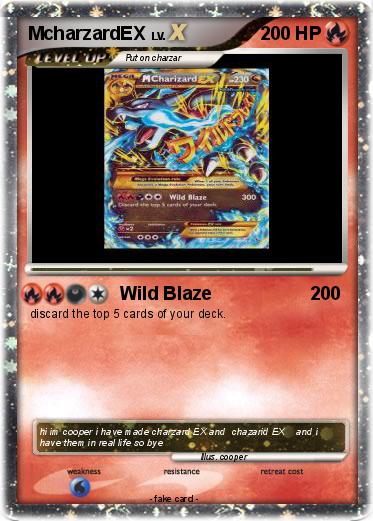 Pokemon McharzardEX