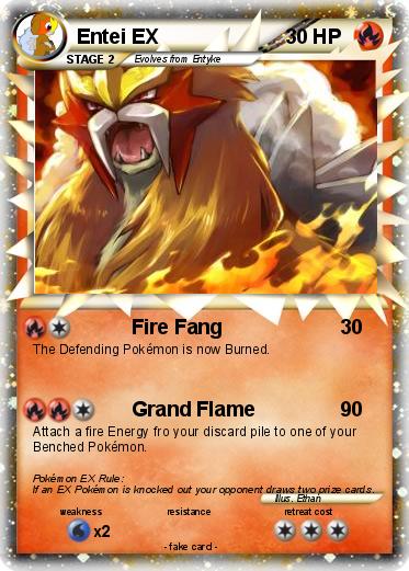 Pokemon Entei EX