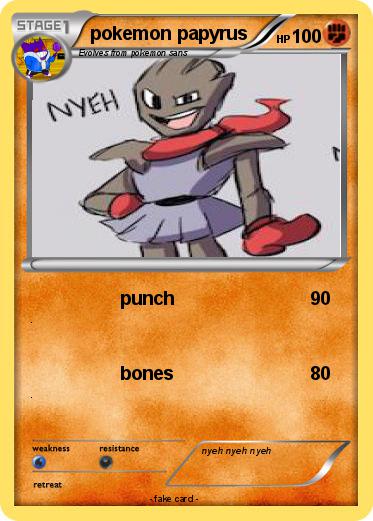Pokemon pokemon papyrus