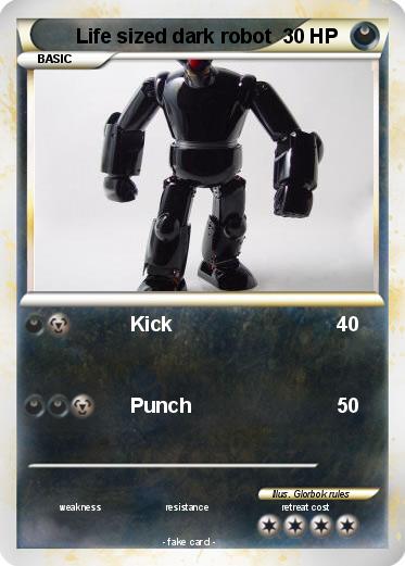 Pokemon Life sized dark robot
