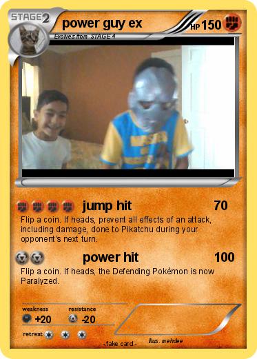 Pokemon power guy ex