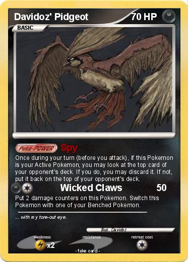 Pokemon Davidoz' Pidgeot