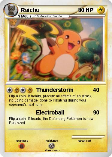 Pokemon Raichu