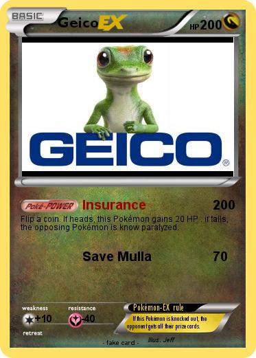 Pokémon Geico 90 90 - Insurance - My Pokemon Card