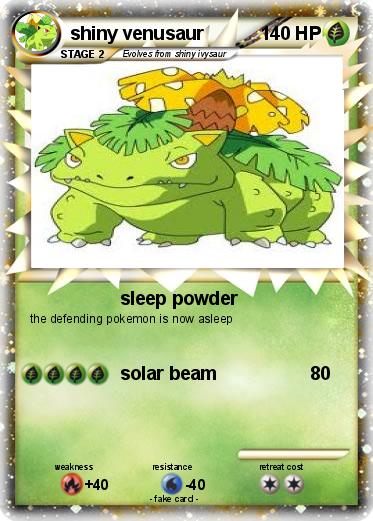 Pokemon shiny venusaur