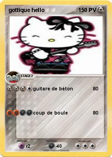 Pokemon gottique hello