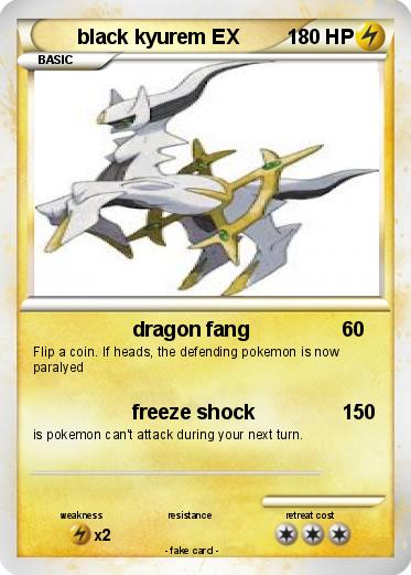 Pokemon black kyurem EX