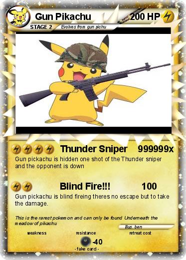 Pokemon Gun Pikachu