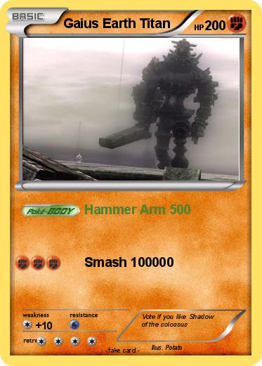 Pokemon Gaius Earth Titan