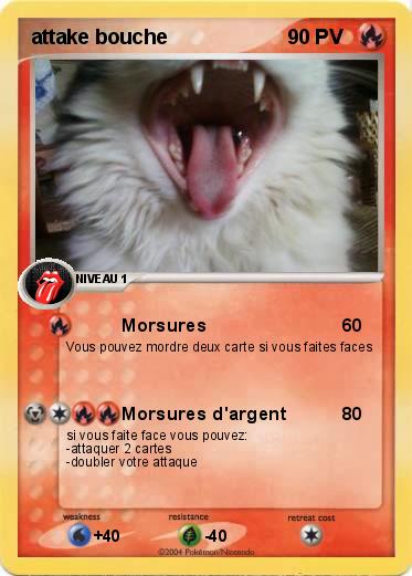 Pokemon attake bouche