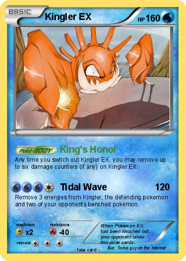 Pokemon Kingler EX