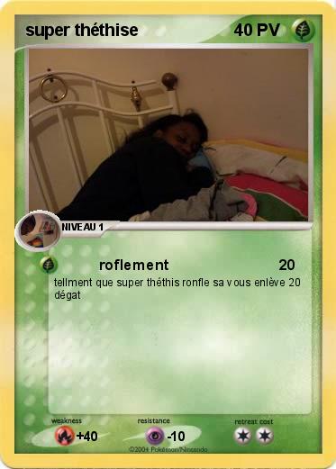 Pokemon super théthise