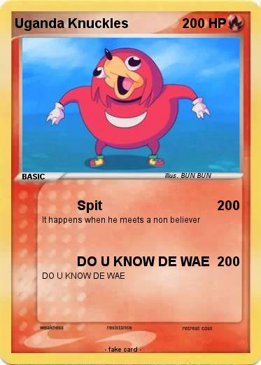 Pokemon Uganda Knuckles