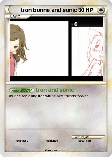 Pokemon tron bonne and sonic