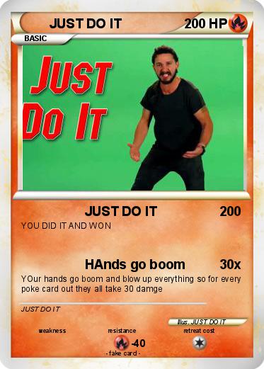 Pokemon JUST DO IT