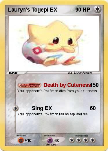 Pokemon Lauryn's Togepi EX