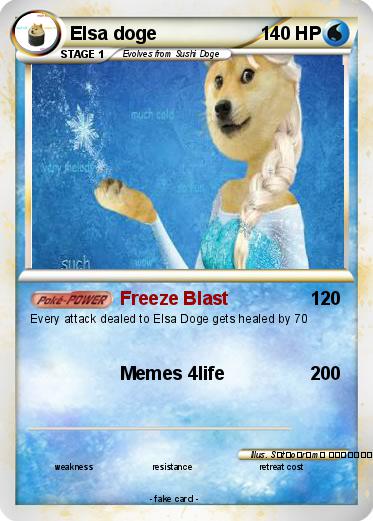 Pokemon Elsa doge