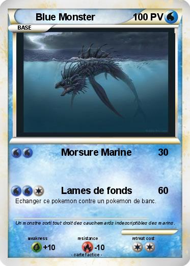 Pokemon Blue Monster