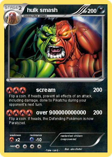 Pokemon hulk smash