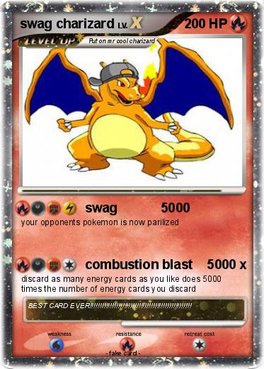 Pokemon swag charizard