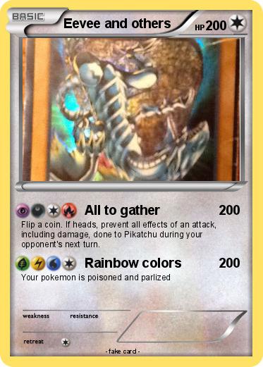 Pokemon Eevee and others