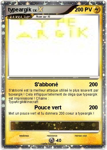 Pokemon typeargik