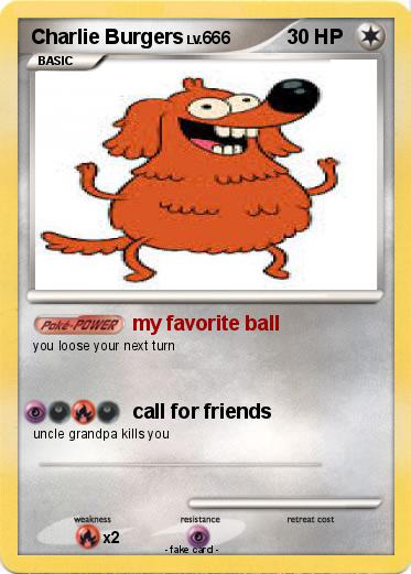 Pokemon Charlie Burgers