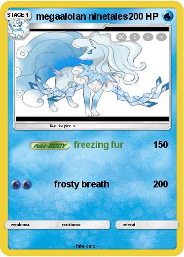Pokemon megaalolan ninetales