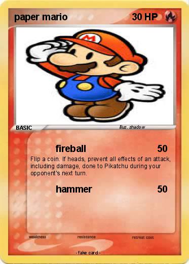 Pokemon paper mario