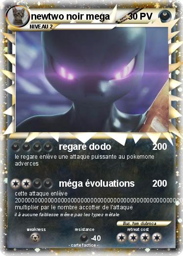 Pokemon newtwo noir mega