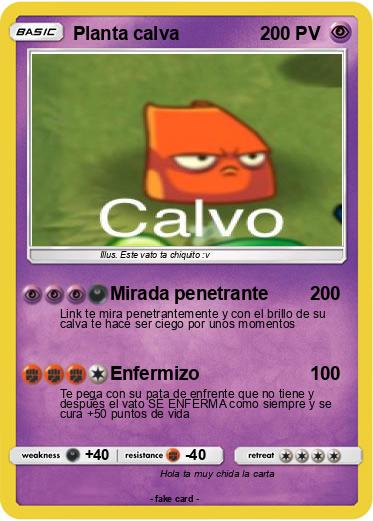 Pokemon Planta calva