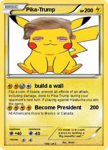 Pokemon Pika-Trump