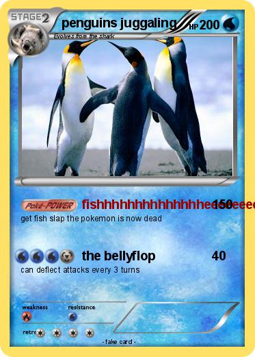 Pokemon penguins juggaling