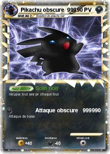 Pokemon Pikachu obscure  999