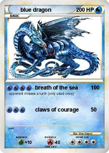 Pokemon blue dragon