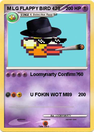Pokemon M LG FLAPPY BIRD 420