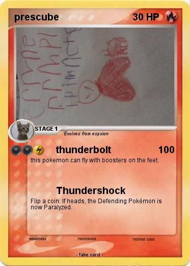 Pokemon prescube