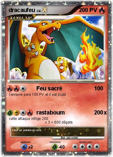 Pokemon dracaufeu